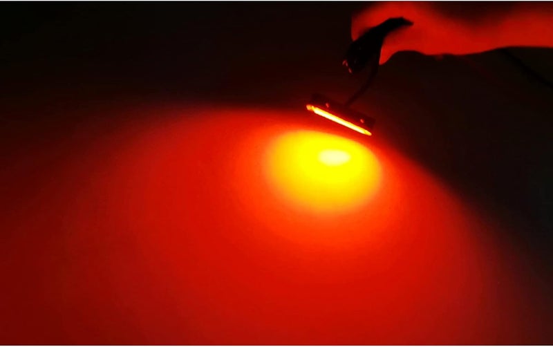 NBWDY 1Pcs 15 Red Leds Waterproof Motorcycle Led License Plate Light,Brake Stop Light,Tail Light,Trailer Light,Side Marker Light,Signal Warning Light for Motorcycle Scooter Bike ATV Car RV SUV - Image 5